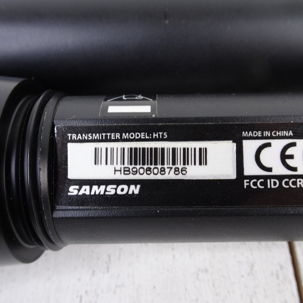 Samson Q7 Dynamic Vocal Microphone Model HT5 Wireless Ch6 Mic