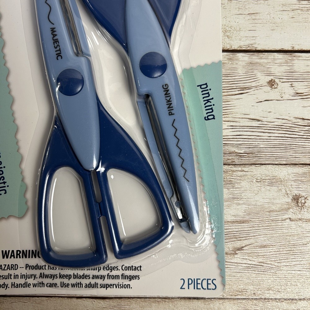 Hello Hobby Edging Scissors Majestic Pinking 2 Pack NIP