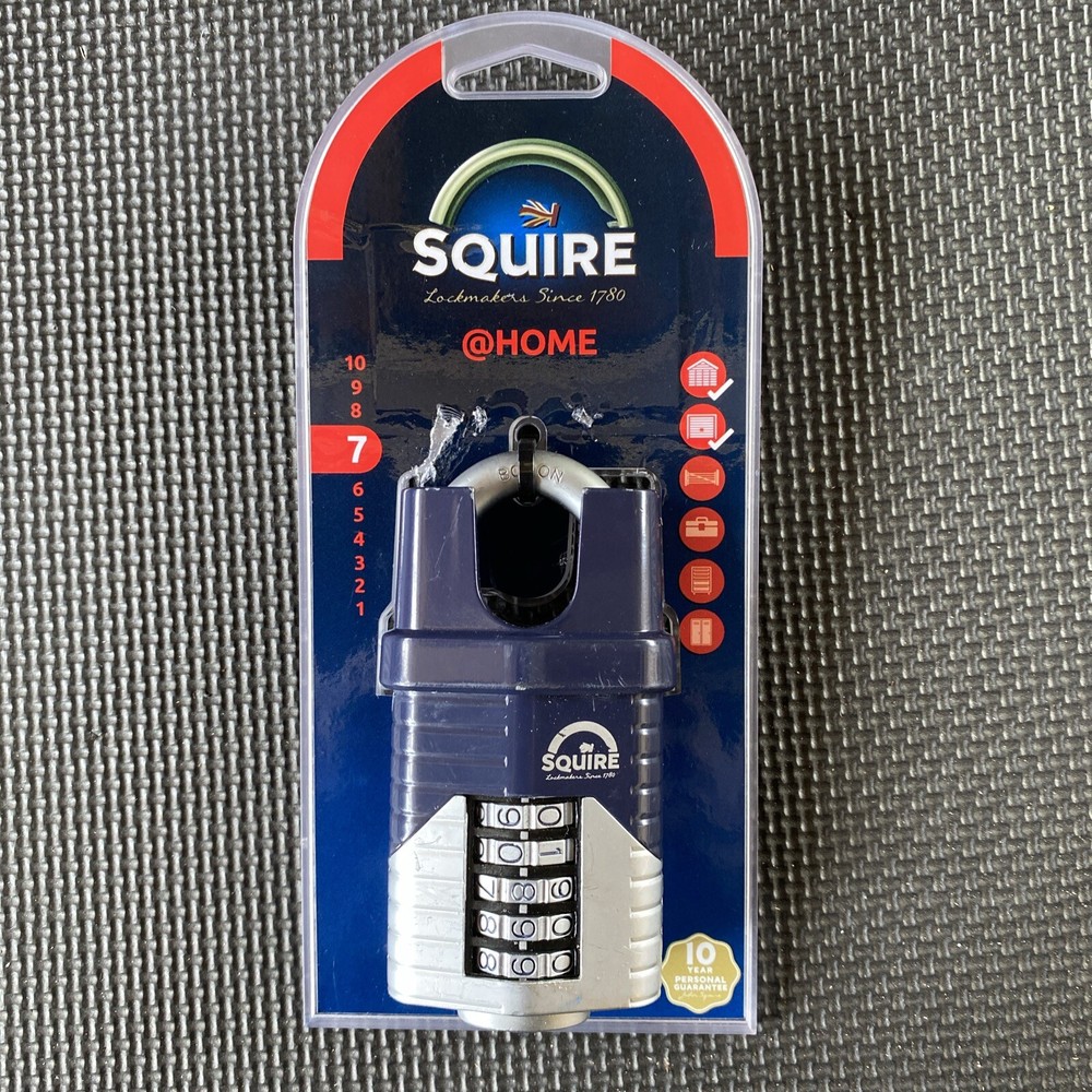 Squire Vulcan Closed Shackle Combi Padlock 60mm (VULCAN-COMBI-60CS).