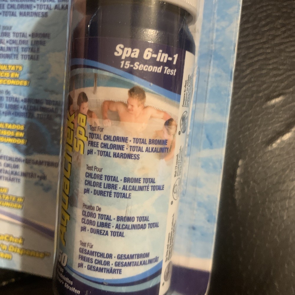 50 Strips AquaChek Spa 6-in-1 Test Strips (NEW)