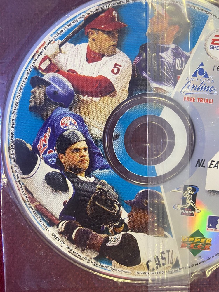 2003 Post Cereal MLB Baseball NL East Upper Deck Virtual Cards & Game Disc 4