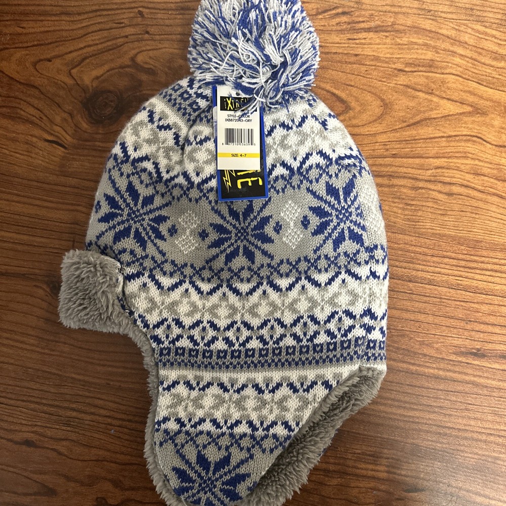 iXtreme Boy's Winter Knit Hat    Size 4 To 7  NwT