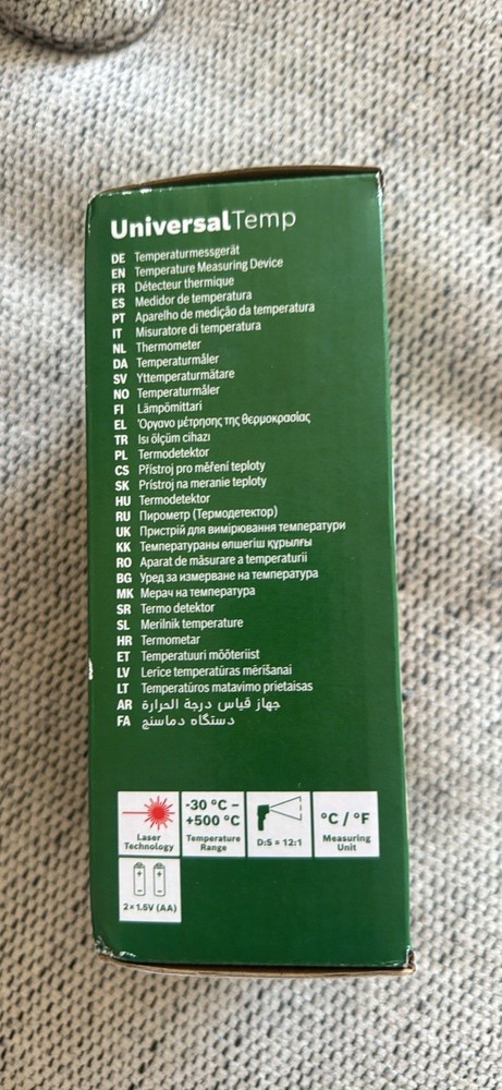 Bosch Universal Temp (Laser temperature measuring device)