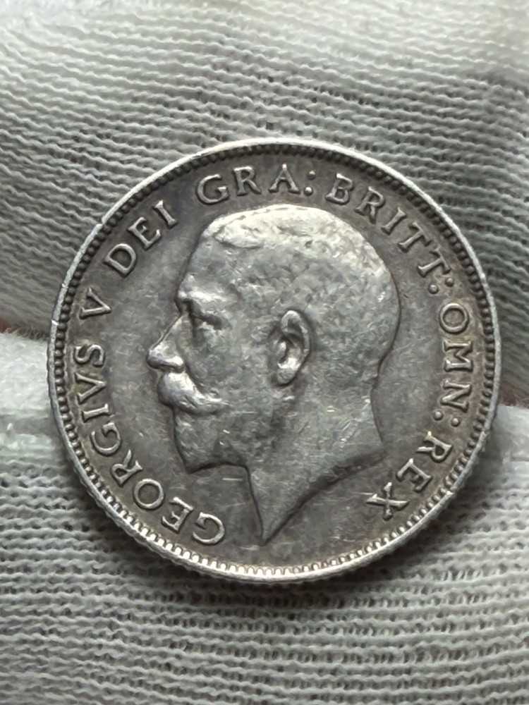1918 Great Britain 🇬🇧 Silver Six 6 Pence (A2804)