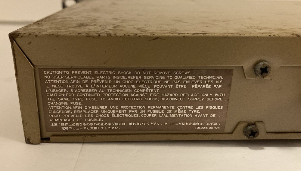 Ibanez DM1000 Digital Delay Vintage Multi-Effects Processor Tested Works Japan