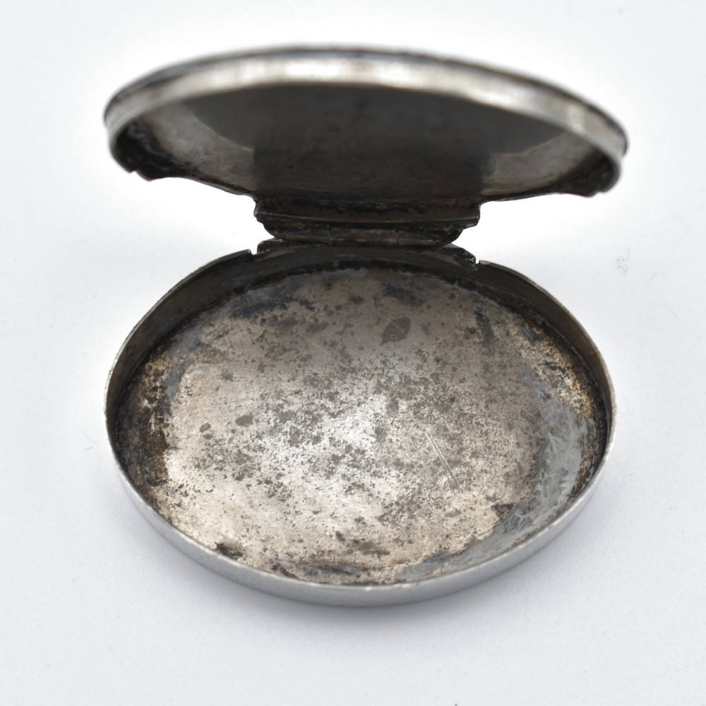 Samuel Pemberton Georgian Solid Silver Patch Box Snuff Box Circa 1790