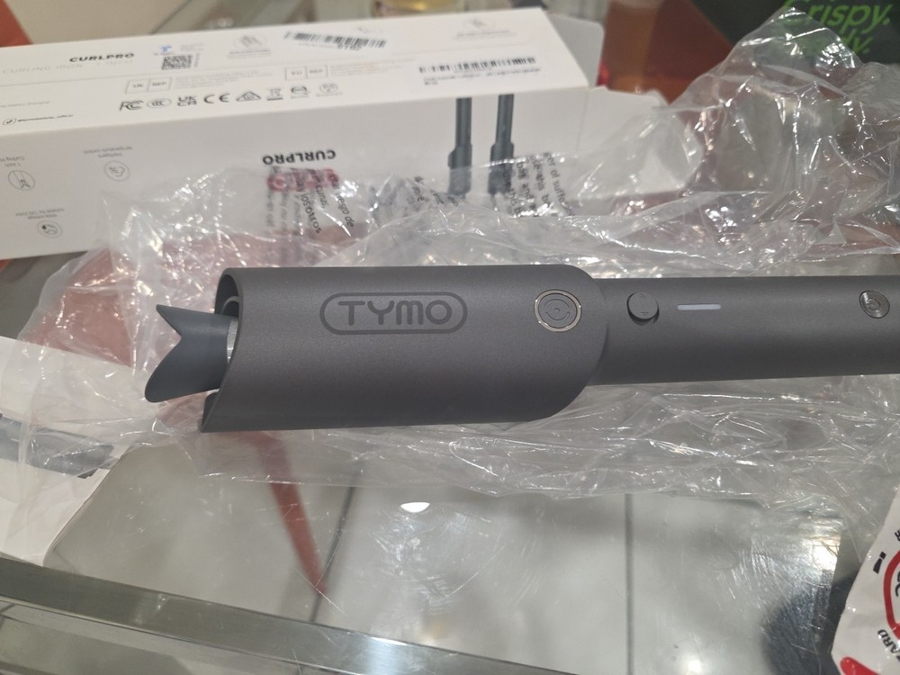 TYMO CURLPRO Beach Waves 1-inch Automatic Rotating Portable Curler grey
