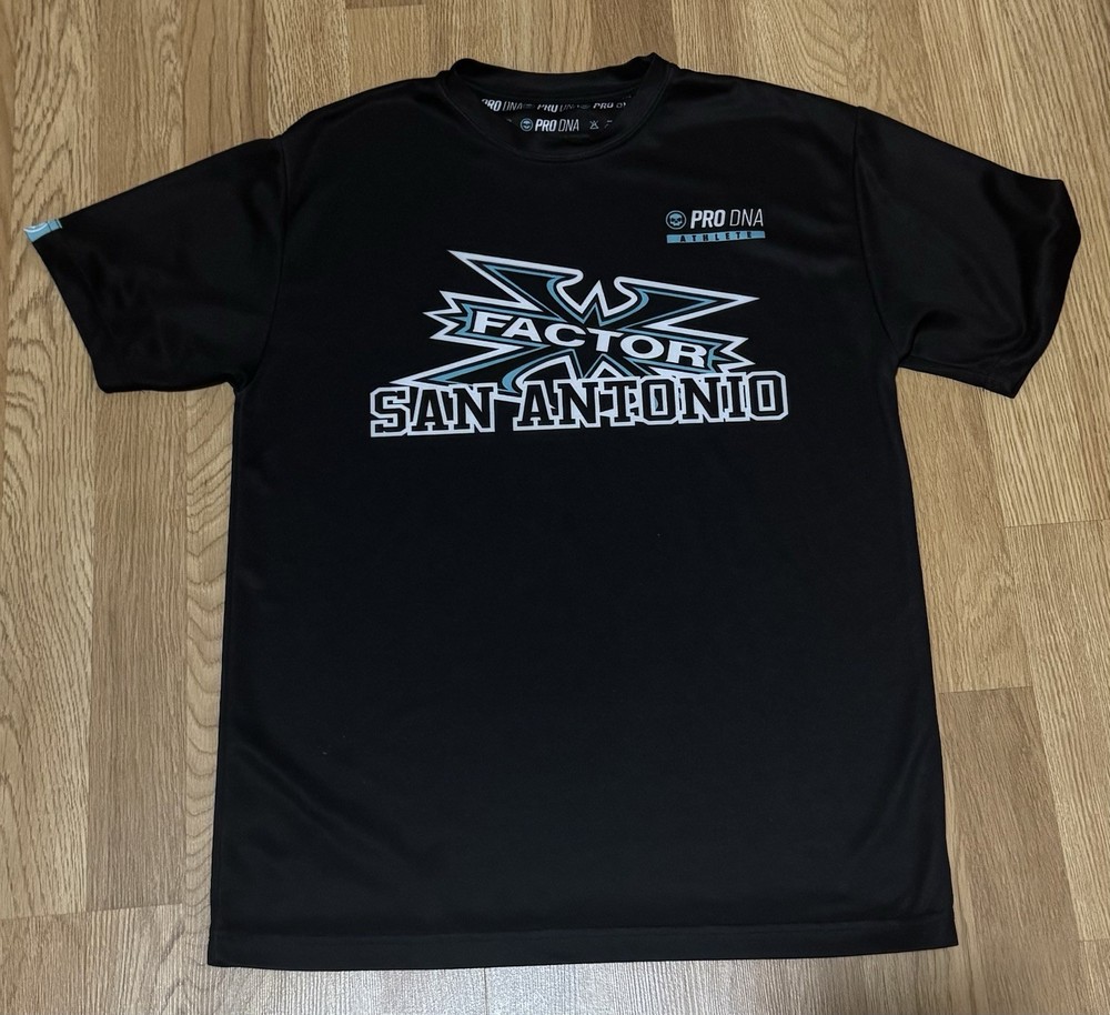 San Antonio X Factor Paintball Tech Shirt, Infamous Pro DNA, Size Medium