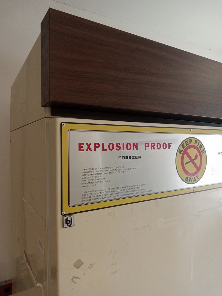 Kelvinator Laboratory Refrigerator Freezer, Explosion Resistant Proof Works