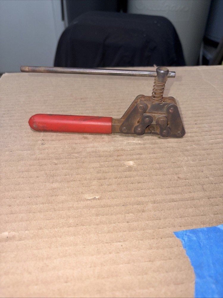 Vintage INDUSTRIAL Chain Puller CHAIN BREAKER Roller Chains MOTORCYCLE, TOOL