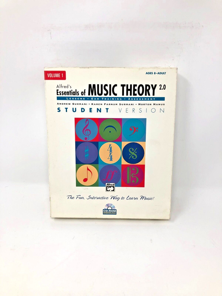 Essentials of Music Theory Software, Version 2.0 Volume 1