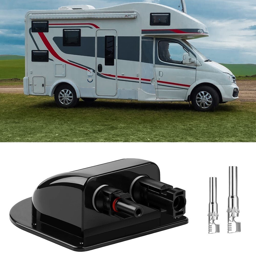 Sturdy ABS Solar Panel Cable Connections Box For RV Solar Cell Installation