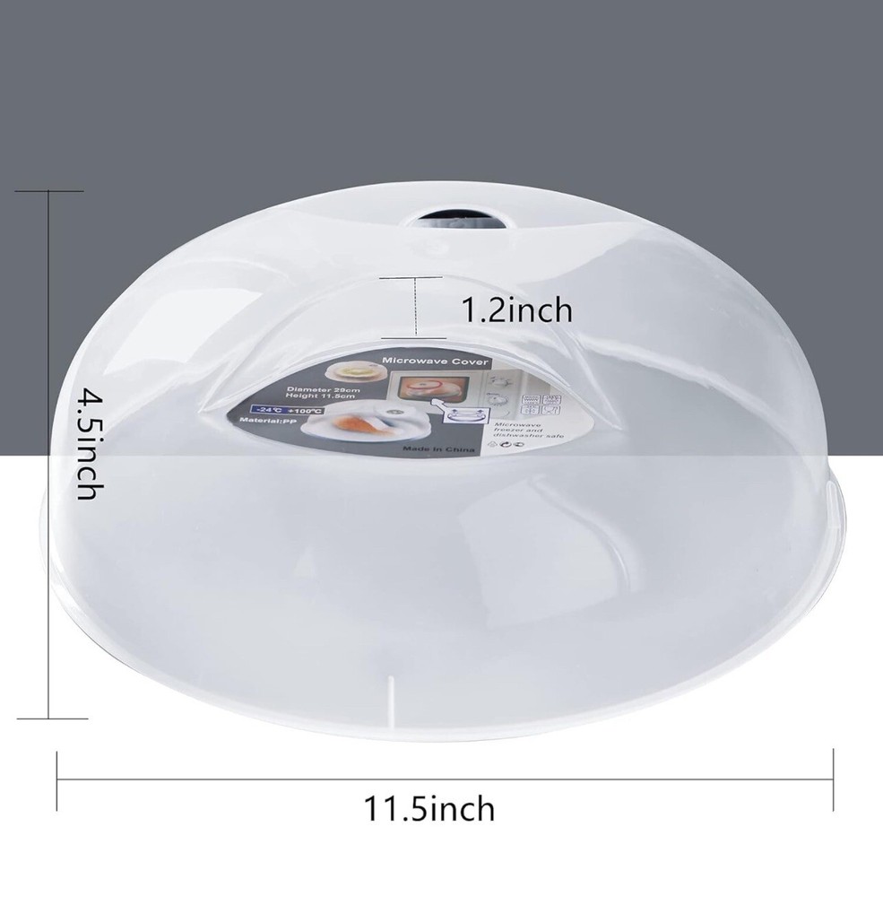 microwave food splatter cover