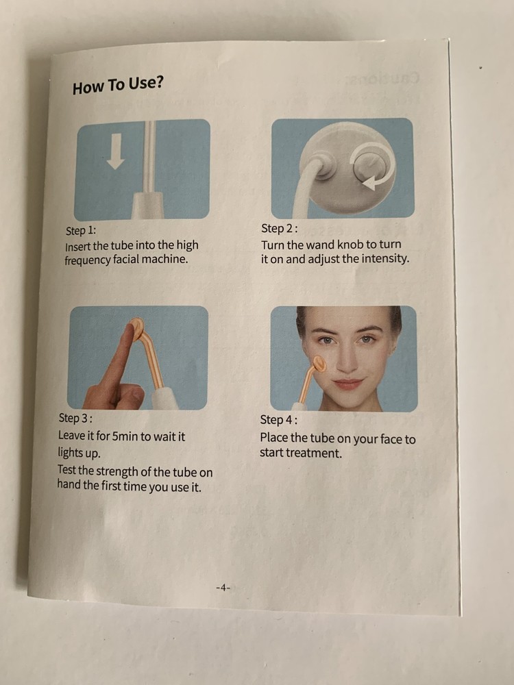 High Frequency Facial Machine Wands Neon & Argon