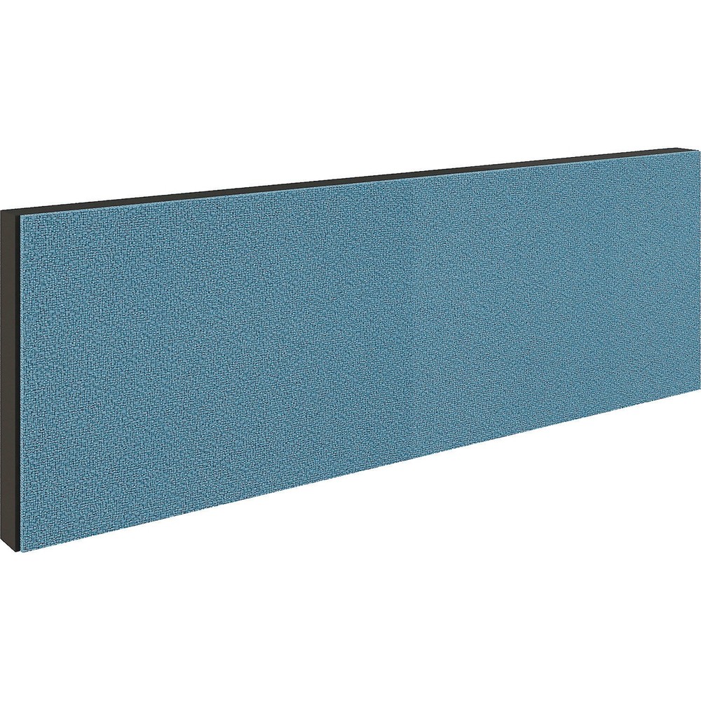 Modular Partition Stacking Panel with Fabric 48"W x 16"H Blue