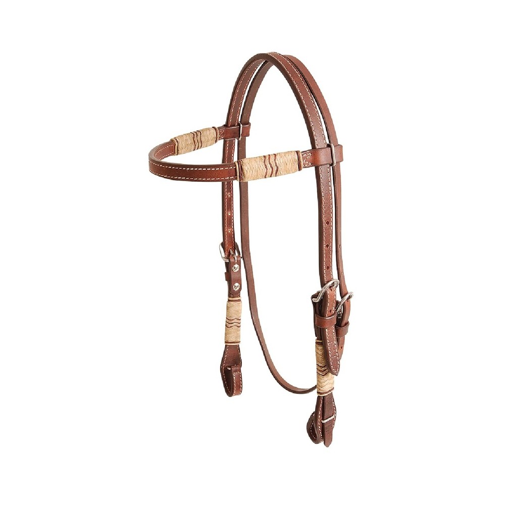 Cashel Rawhide Browband Headstall Double Trim
