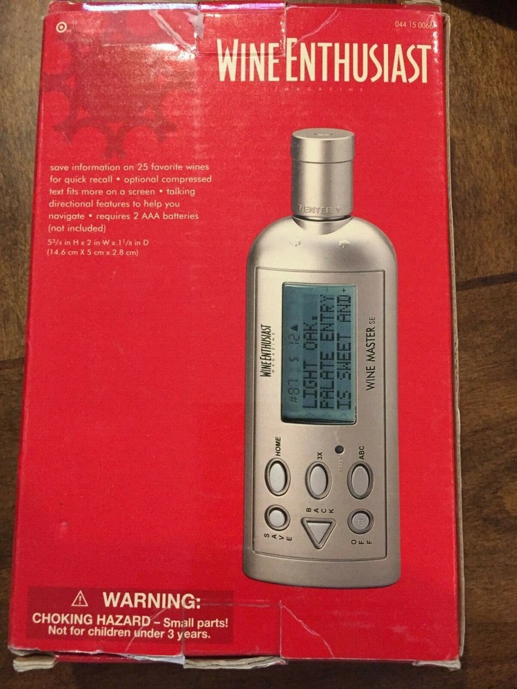 Wine Enthusiast Magazine Excalibur Electronics Wine Master (Special Edition)