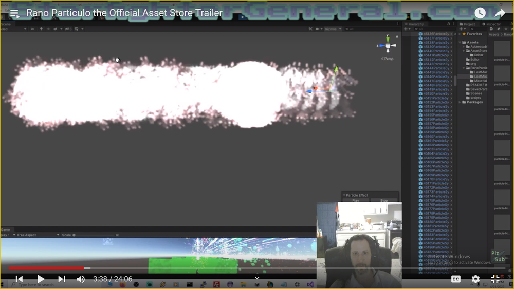Unity3d: RANO PARTICULO PARTICLE EFFECT GENERATOR! Making games never so fun.