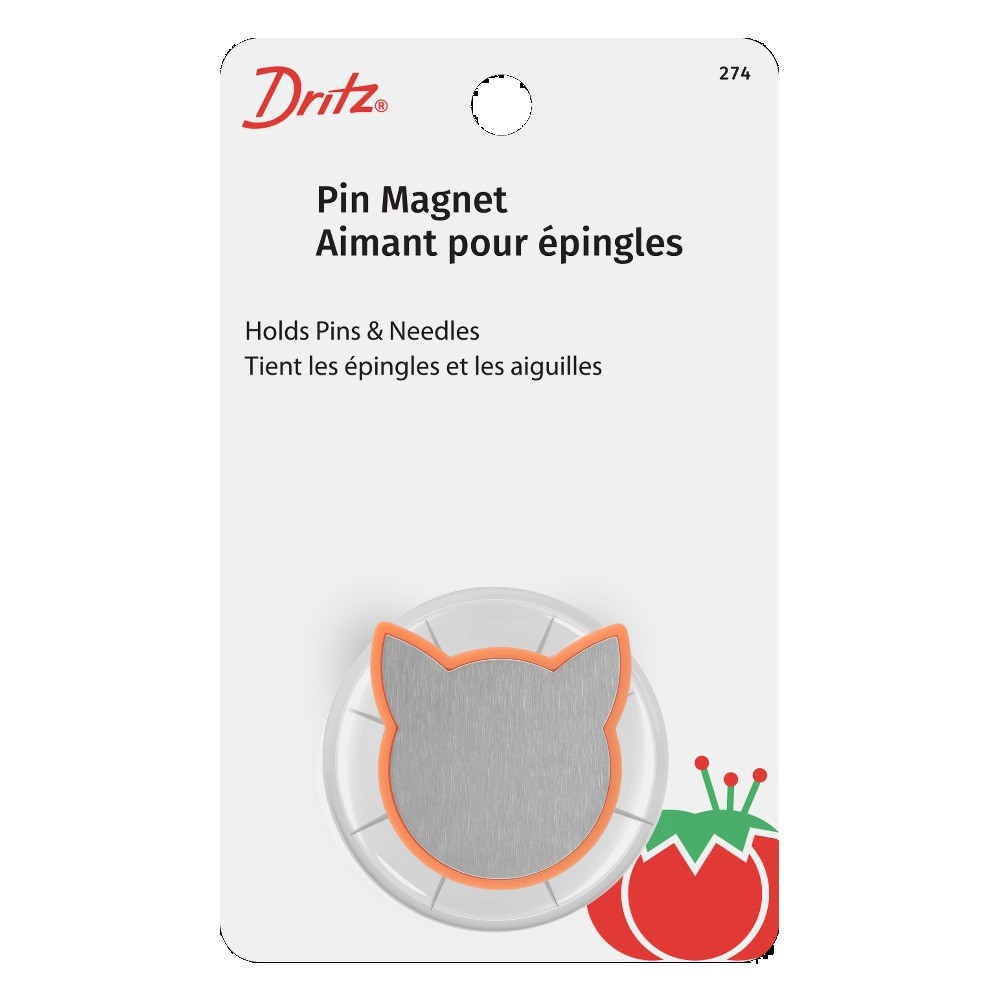 Dritz Pin Magnet for your Sewing Machine, Cat Shape