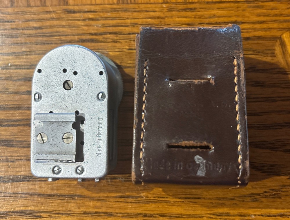 Vintage Metraphot Light Meter Original Leather Case Made in Germany