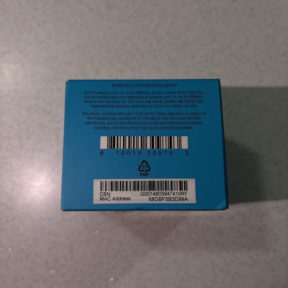 Amazon Echo Flex Plug-In Smart Speaker Open Box