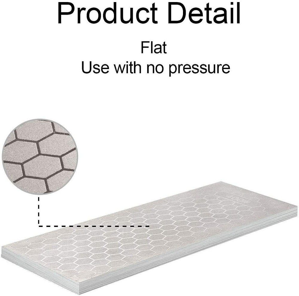 8 INCH Knife Sharpener Double-Sided Diamond Sharpening Stone Whetstone 400/1000