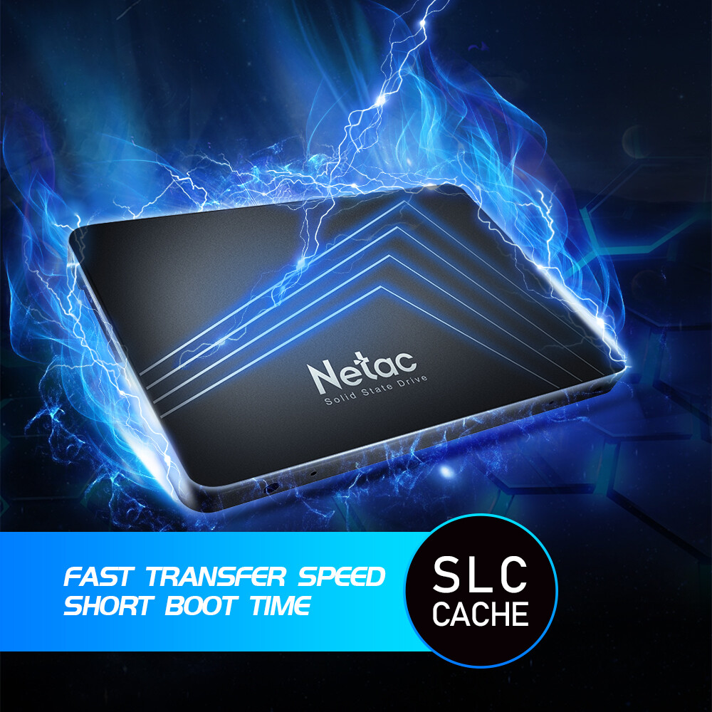 Netac 1TB SSD 2.5'' SATA III 6 Gb/s Internal Solid State Drive 500MB/s MAC/PC