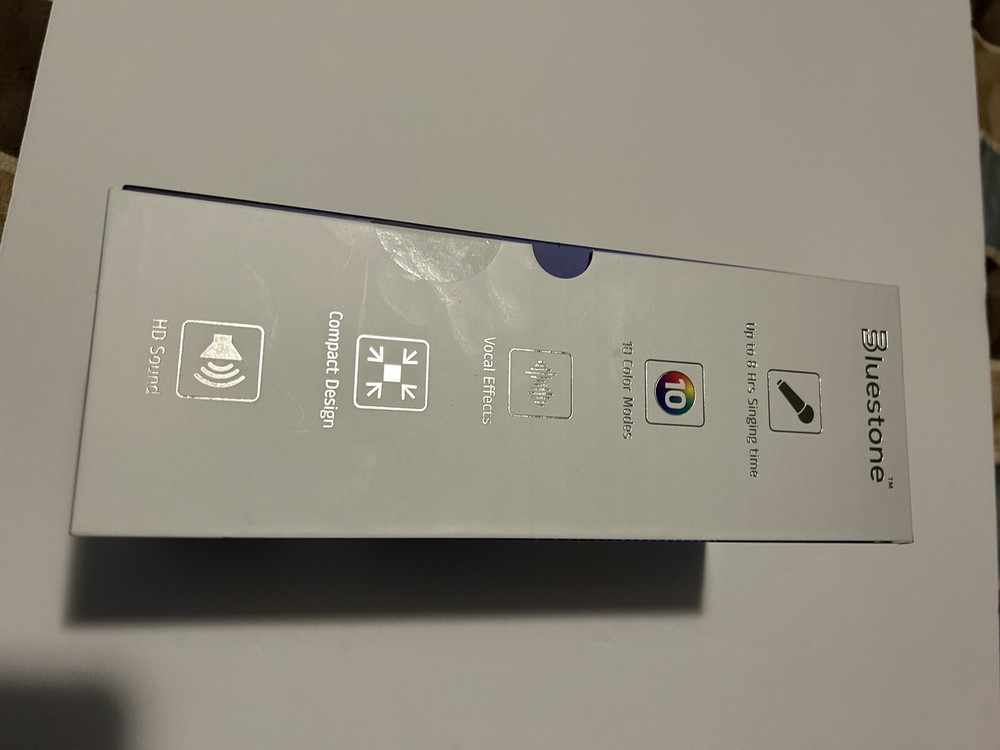 new sealed karaoke mic and speaker