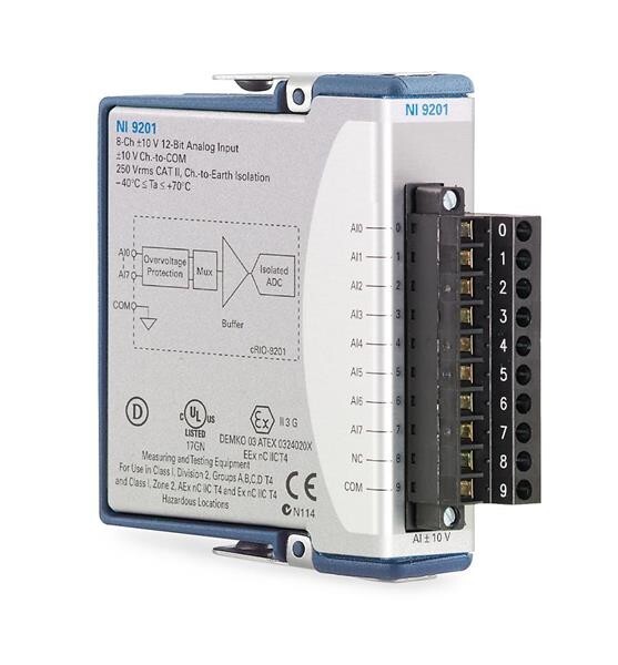National Instruments NI 9201 cDAQ Analog Input Module, Screw Terminal