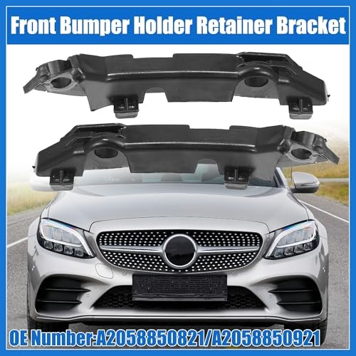 Front Left and Right Upper Bumper Cover Inner Support Bracket for Mercedes