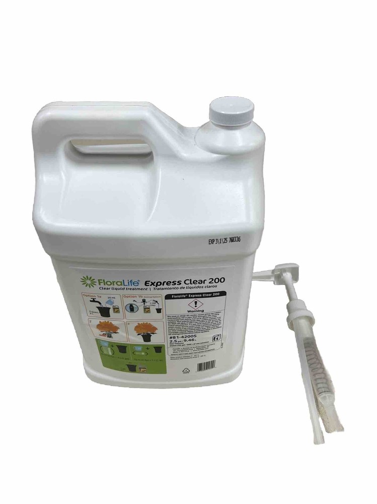 Floralife Express Clear 200, 2.5 Gallon