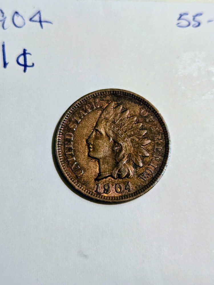 1904 Indian Head Wheat Cent