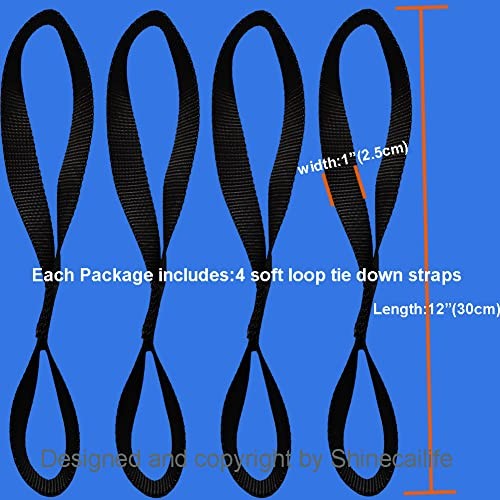 Soft Loop Tie Down Straps,Heavy Duty,for Motorcycle