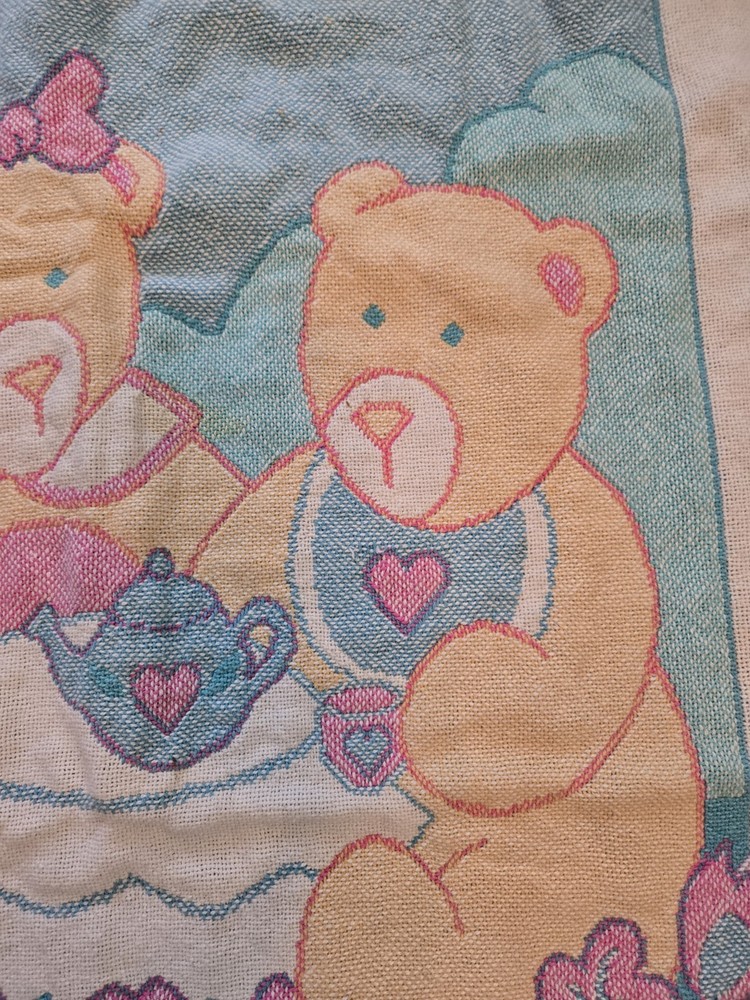Teddy Bear Tea Party Tapestry