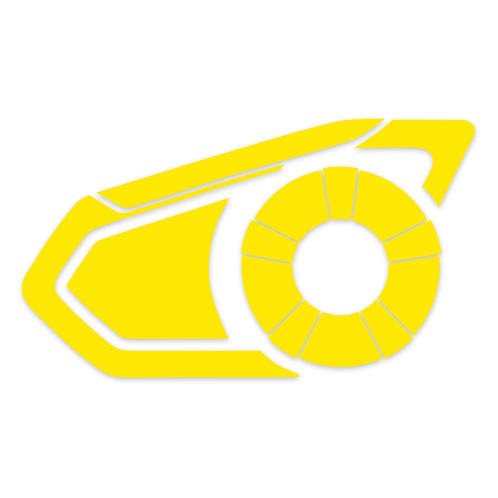 Yellow 1 Pcs For SENA 30K Intercom Device Sticker