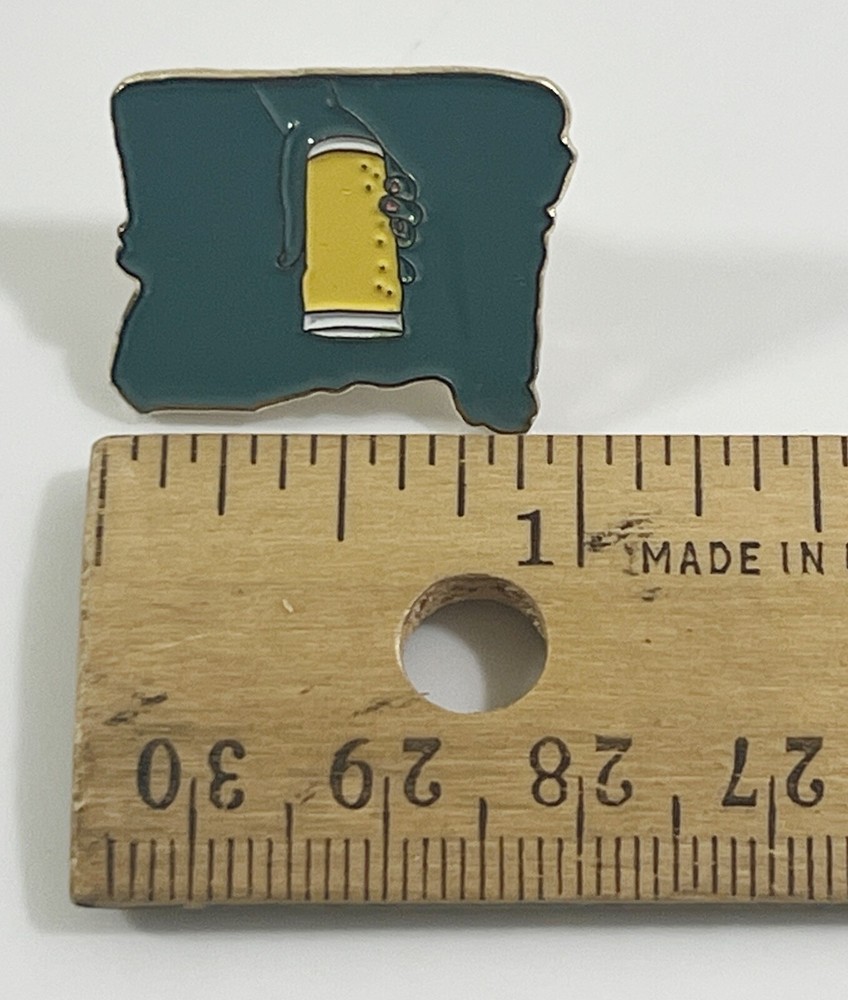 Hand with Beer Lapel Pin