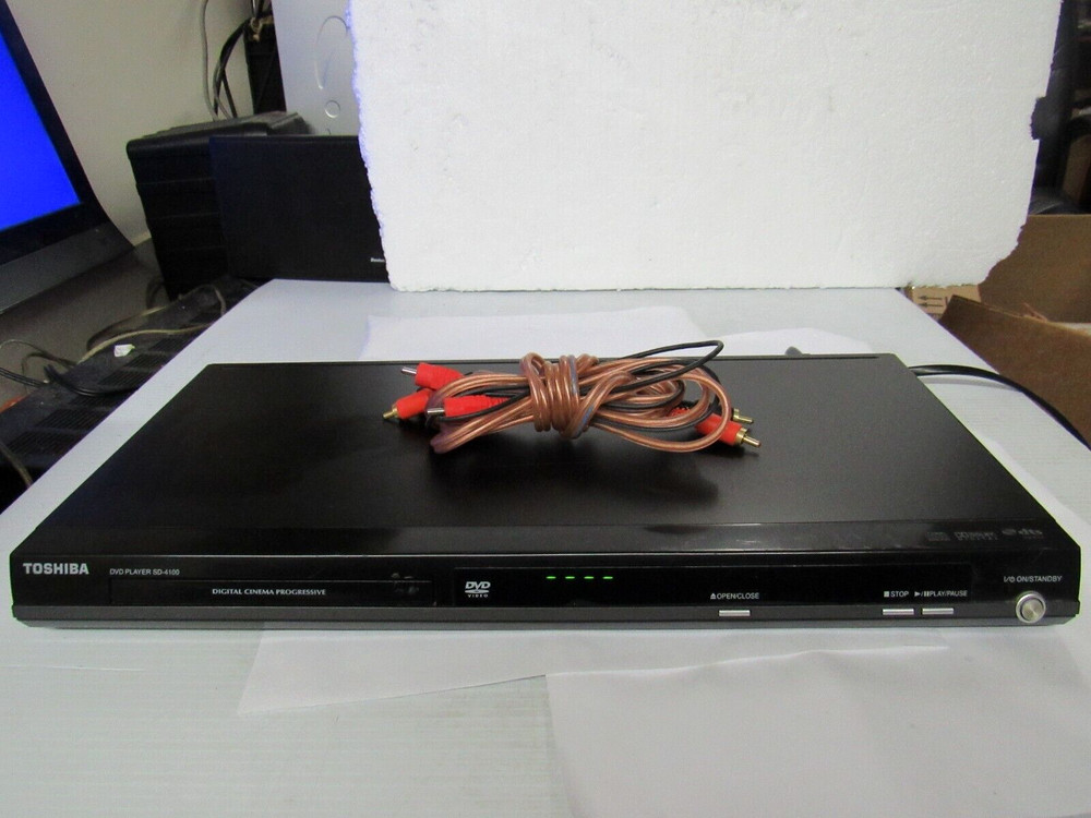 Toshiba SD-4100KU2 DVD Player Tested Working With A/V Cables