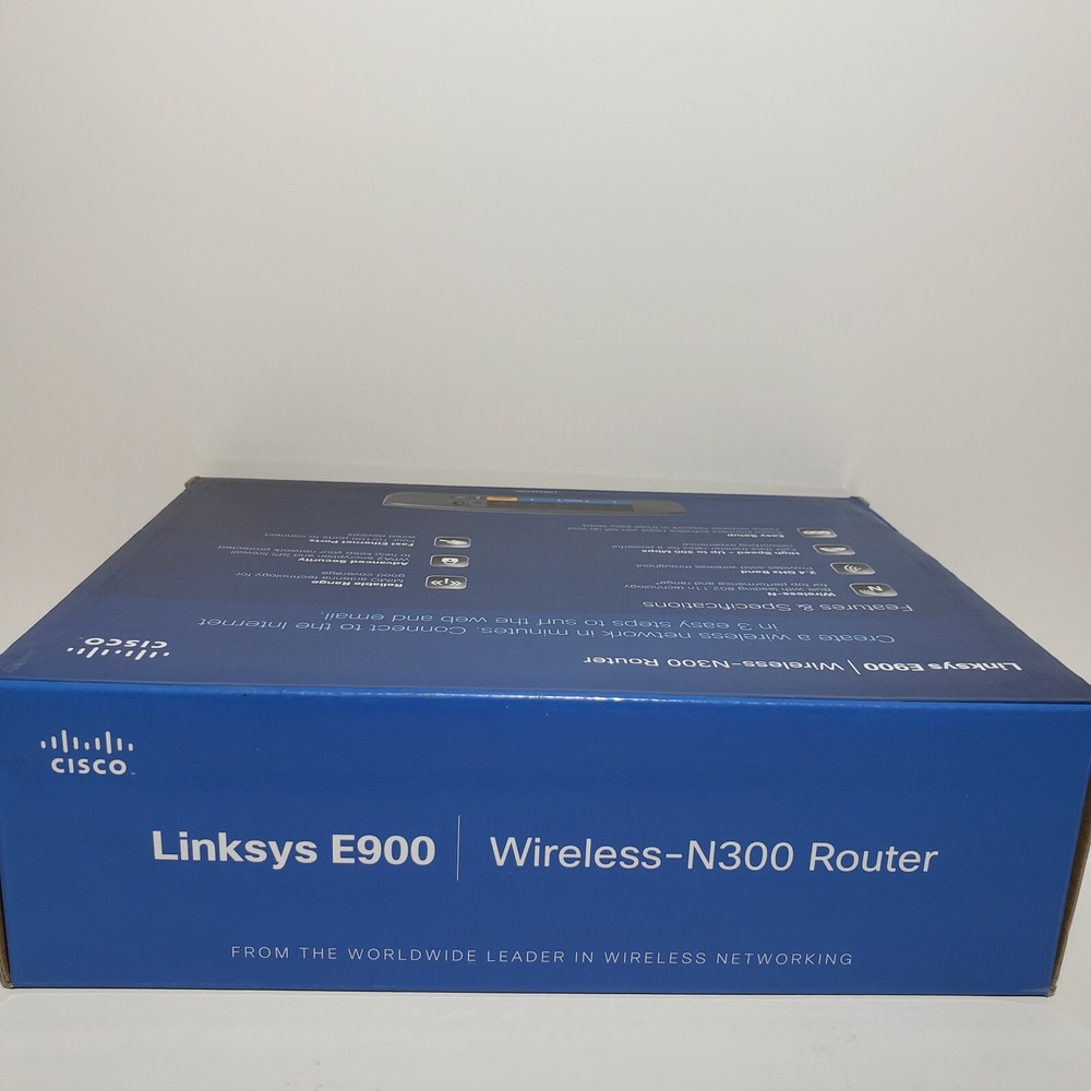 Cisco Linksys E900 Wireless-N300 Router (Windows Mac)