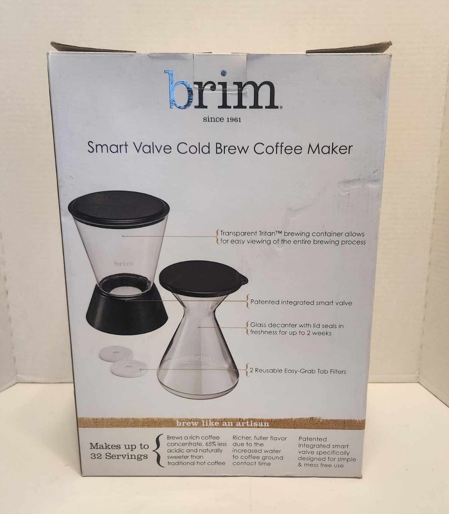 Bella BRIM Smart Valve Cold Brew Coffee Maker - 50016~~Open Box