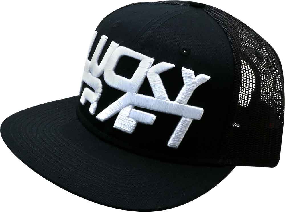 LUCKY CRAFT LC FLAT POP - Black and White