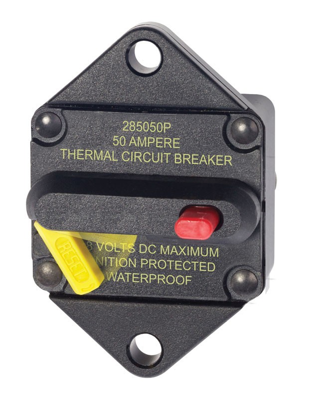 Blue Sea Systems 7083 Series 285 Circuit Breaker - Panel Mount 50A