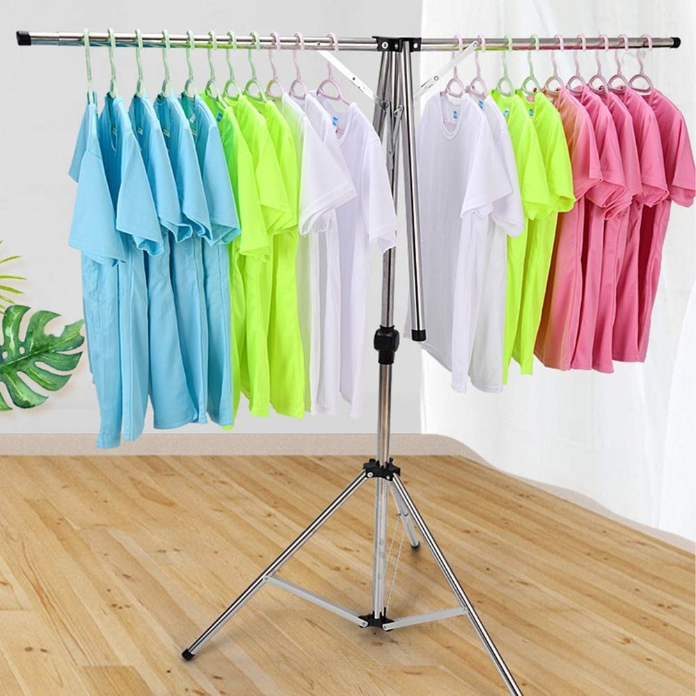 Collapsible Clothes Rack Foldable Portable Space Saving Clothes Drying Rack H...
