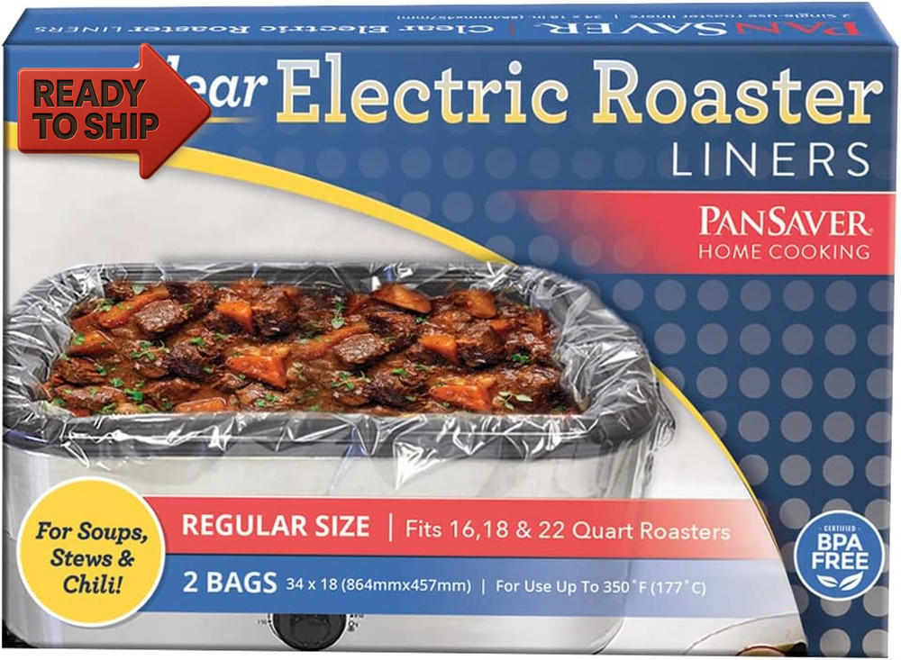 Pansaver Electric Roaster Liners, 1-Pack (2 Units)