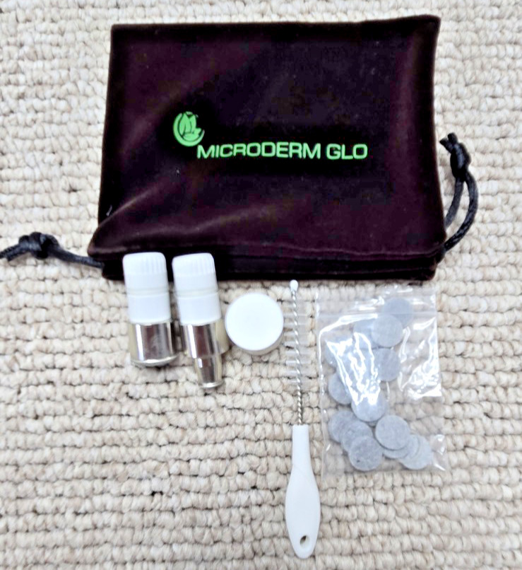 Microderm GLO Diamond Microdermabrasion Machine and Suction Tool OPEN/TESTED