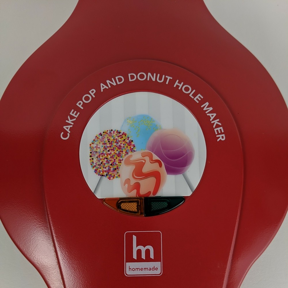 Homemade Cake Pop and Donut Hole Maker RED