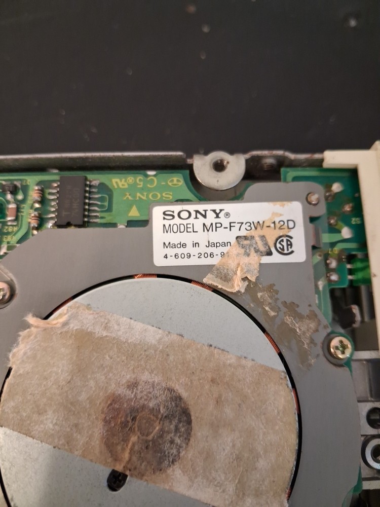 SONY Floppy Drive MP-F73W-12D - Untested