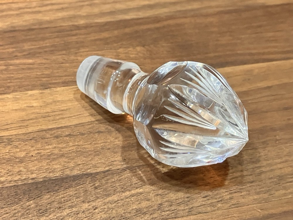 Vintage Cut Crystal Perfume Bottle