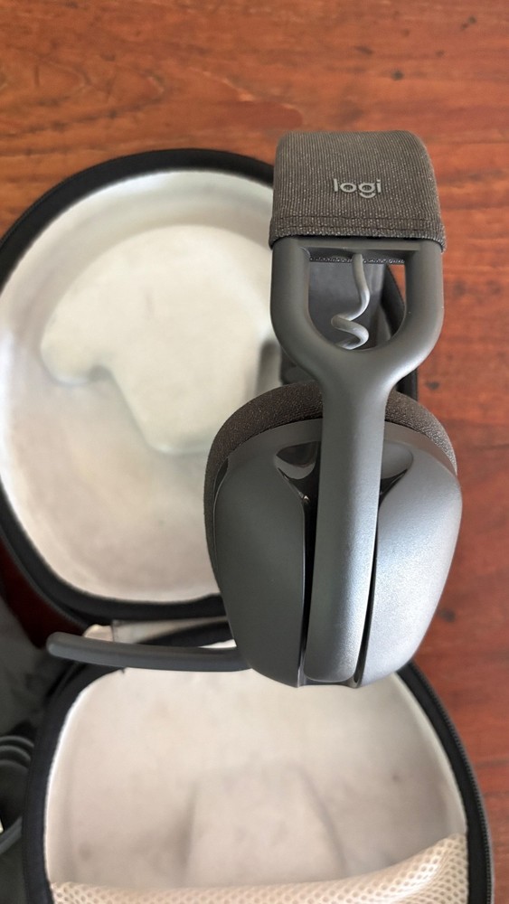 Logitech Zone Vibe 100 Wireless Bluetooth Headphones w/ Dongle, USB Cable, Case