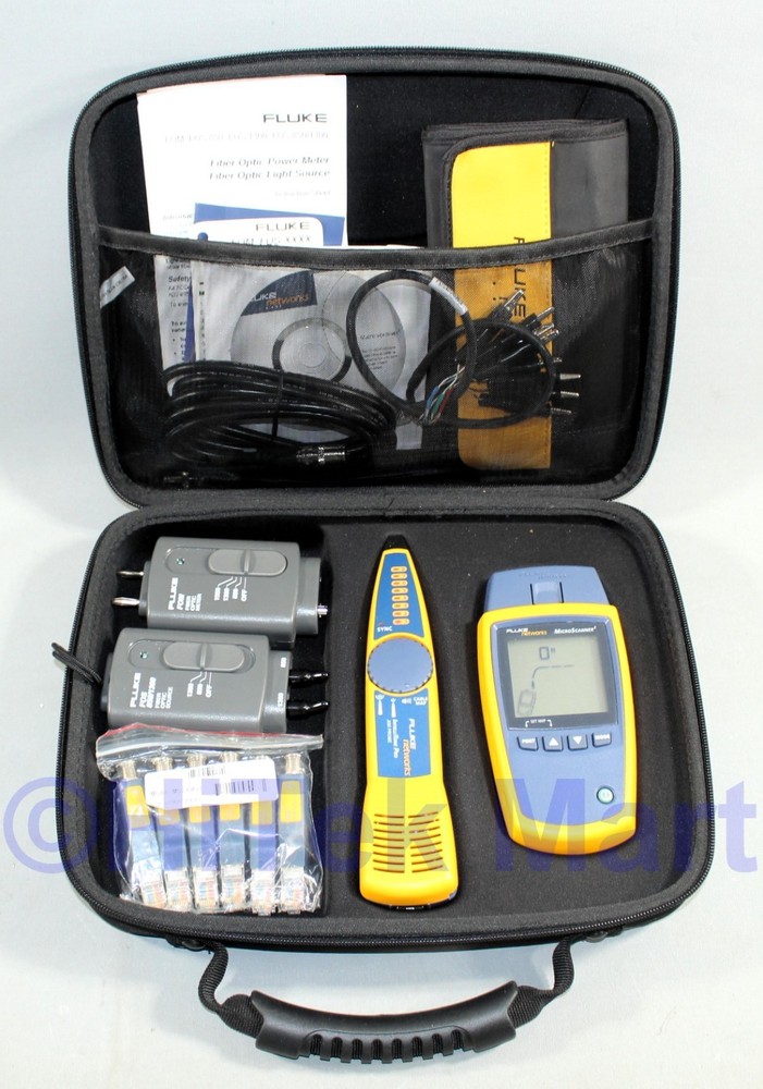 Fluke Networks MicroScanner2  Kit w accessories