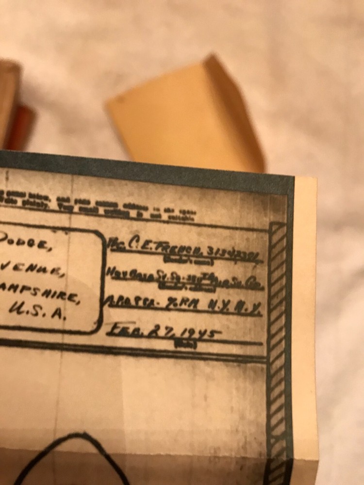 1945 V-MAIL SERVICE BUGS BUNNY EASTER GREETINGS